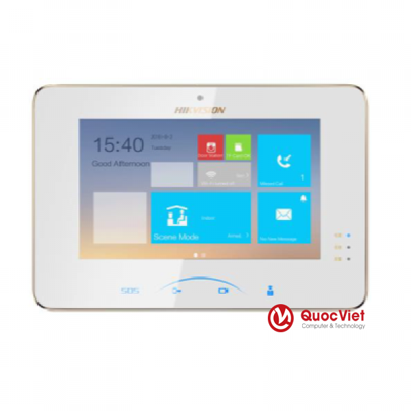 Màn hình chuông cửa IP WIFI cảm ứng 7“, DS-KH8301-WT