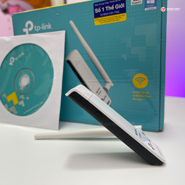 Bộ Thu Wifi Có Râu TP-Link TL-WN722N - USB Thu Wifi Tốc Độ Cao 150Mbps