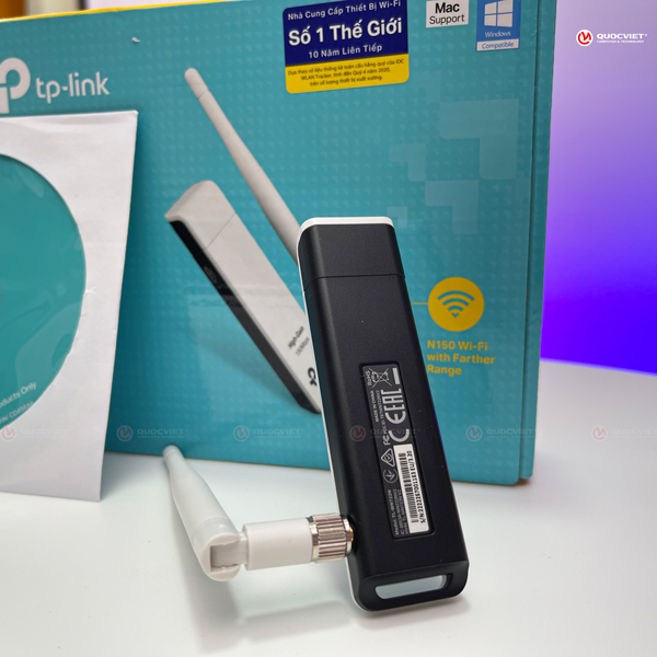 Bộ Thu Wifi Có Râu TP-Link TL-WN722N - USB Thu Wifi Tốc Độ Cao 150Mbps
