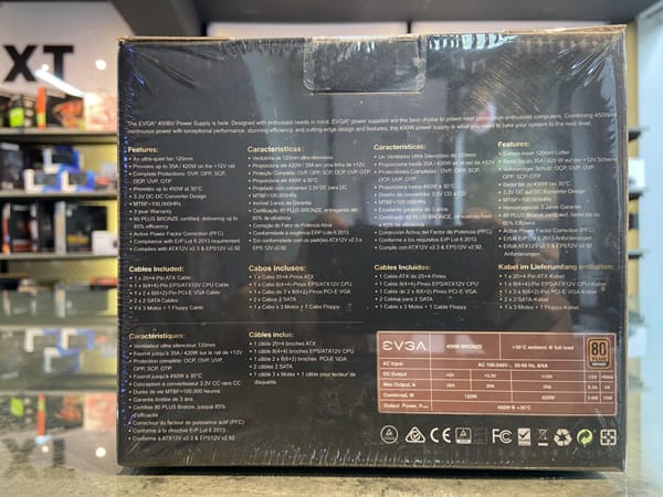 Nguồn EVGA 450W 80 PLus Bronze 