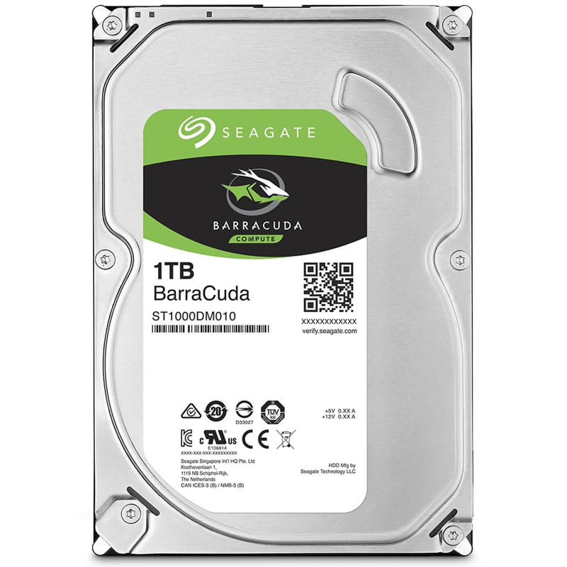 Ổ cứng HDD Barracuda Seagate 1TB 3.5 inch 7200RPM, SATA3, 64MB Cache