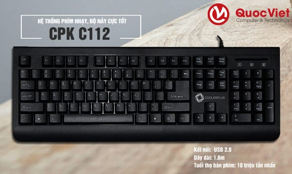 Bàn Phím Coolerplus CPK-FC112 