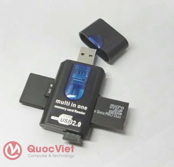 USB đầu đọc mã thẻ Multiinone