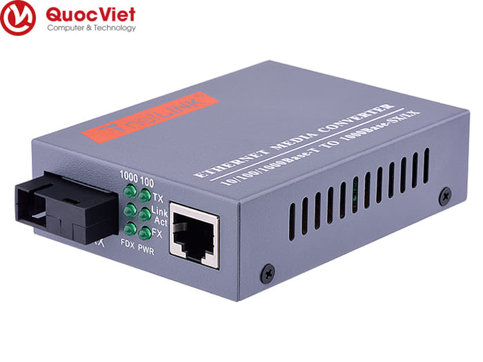 Bộ chuyển đổi tín hiệu quang điện 10/100/1000Mbps HTB-4100B