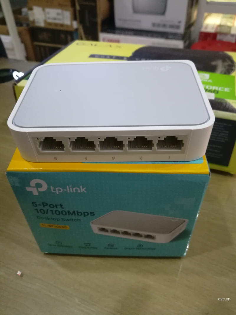 Bộ chia mạng 5 cổng Switch TP-Link TL-SF1005D 5Port 10/100Mbps