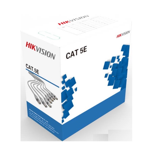 Dây mạng Hikvision Cat5e L0.45 (thùng màu xanh)