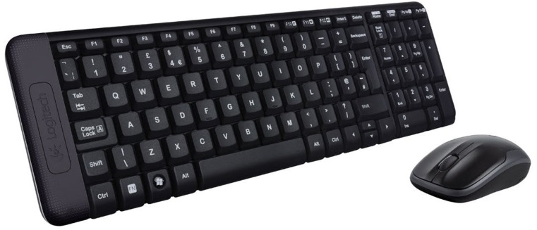 Bộ bàn phím chuột không dây Logitech MK220 USB-Wireless