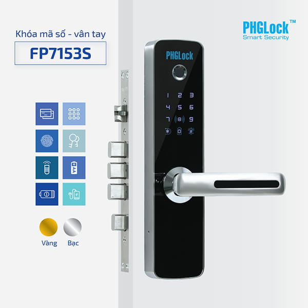 Khóa cửa văn phòng FP7153S ( vân tay, thẻ)