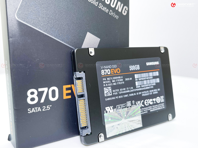 Ổ cứng SSD 500GB Samsung 870 EVO (MZ-77E500BW) 