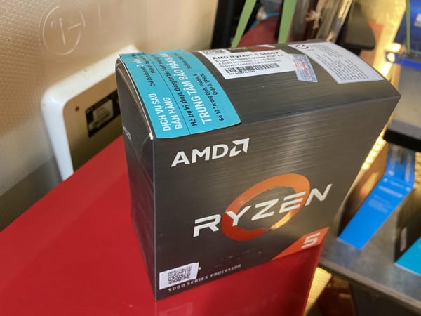 CPU AMD Ryzen 5 5600X (3.7 GHz Upto 4.6GHz /6 Cores,/12 Threads / SK AM4)