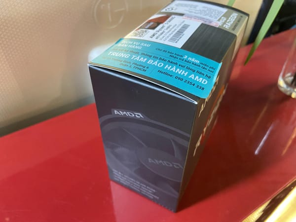 CPU AMD Ryzen 5 5600X (3.7 GHz Upto 4.6GHz /6 Cores,/12 Threads / SK AM4)