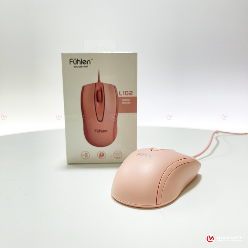 Chuột Máy Tính Fuhlen L102 Pink