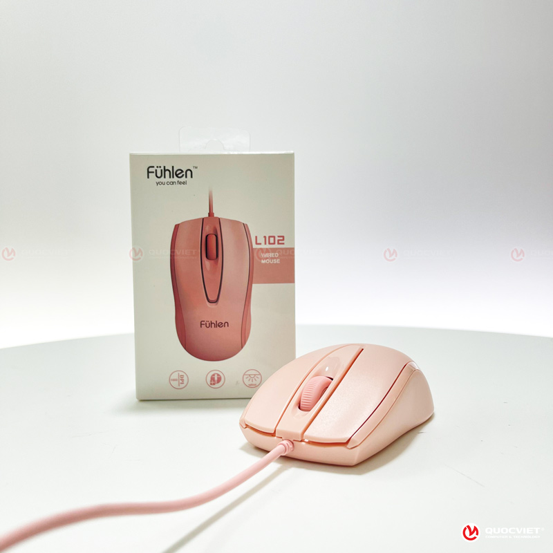 Chuột Máy Tính Fuhlen L102 Pink