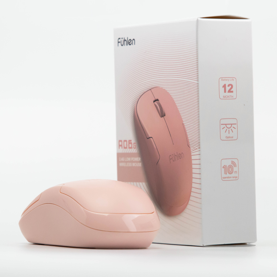Chuột Fuhlen A06G không dây PINK