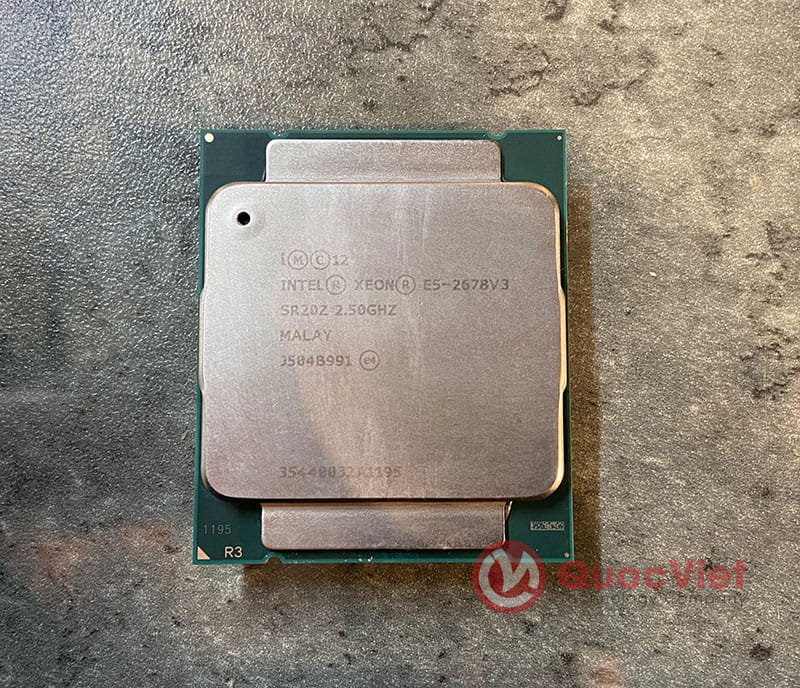 CPU XEON E5 2678  (2.5GHz, 12 nhân 24 luồng, 30MB Cache, 120W) - Socket Intel LGA 2011-v3 QSD
