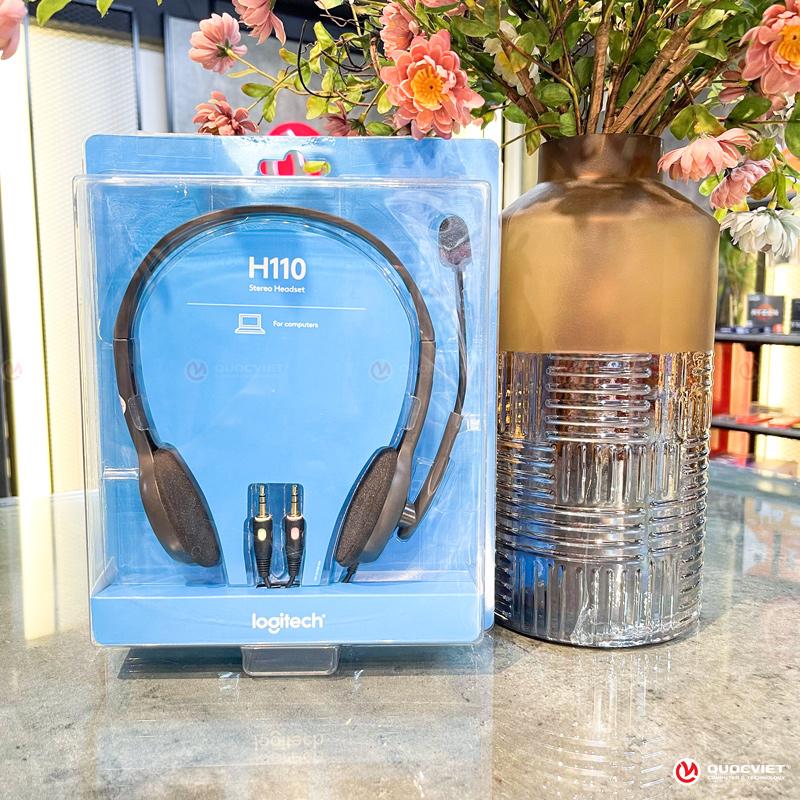 Tai nghe Logitech H110 ( 2 giắc cắm)