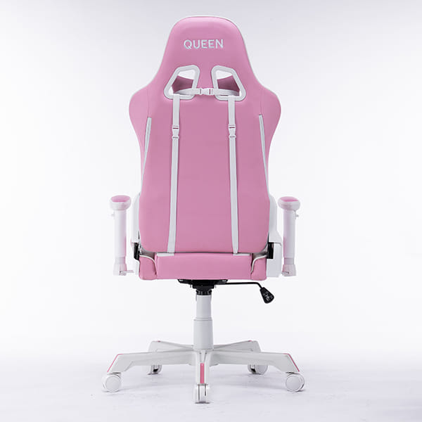 Ghế xoay EGC225 Queen màu trắng-hồng E-Dra