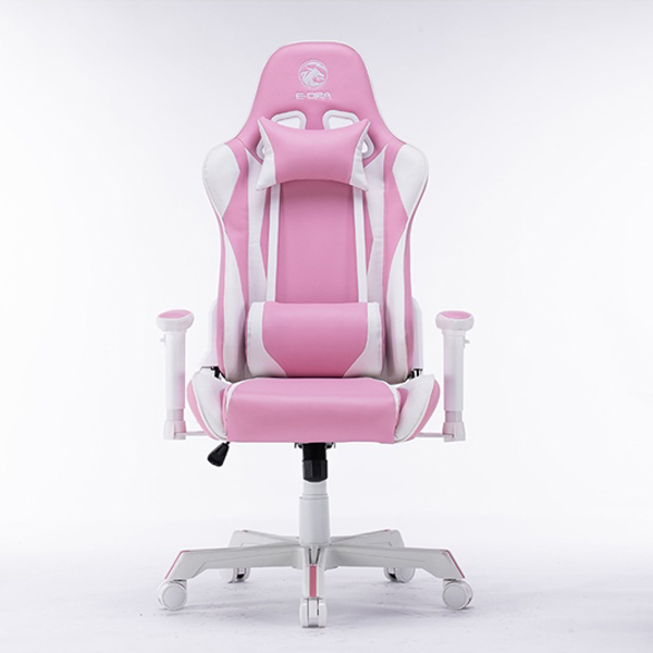Ghế xoay EGC225 Queen màu trắng-hồng E-Dra