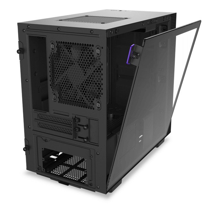 Vỏ case NZXT H210 MATTE BLACK | CA-H210B-B1 (Mini Tower/Màu Đen)