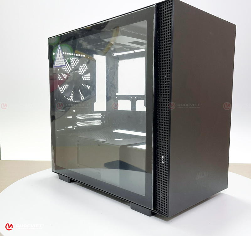 Vỏ case NZXT H210 MATTE BLACK | CA-H210B-B1 (Mini Tower/Màu Đen)