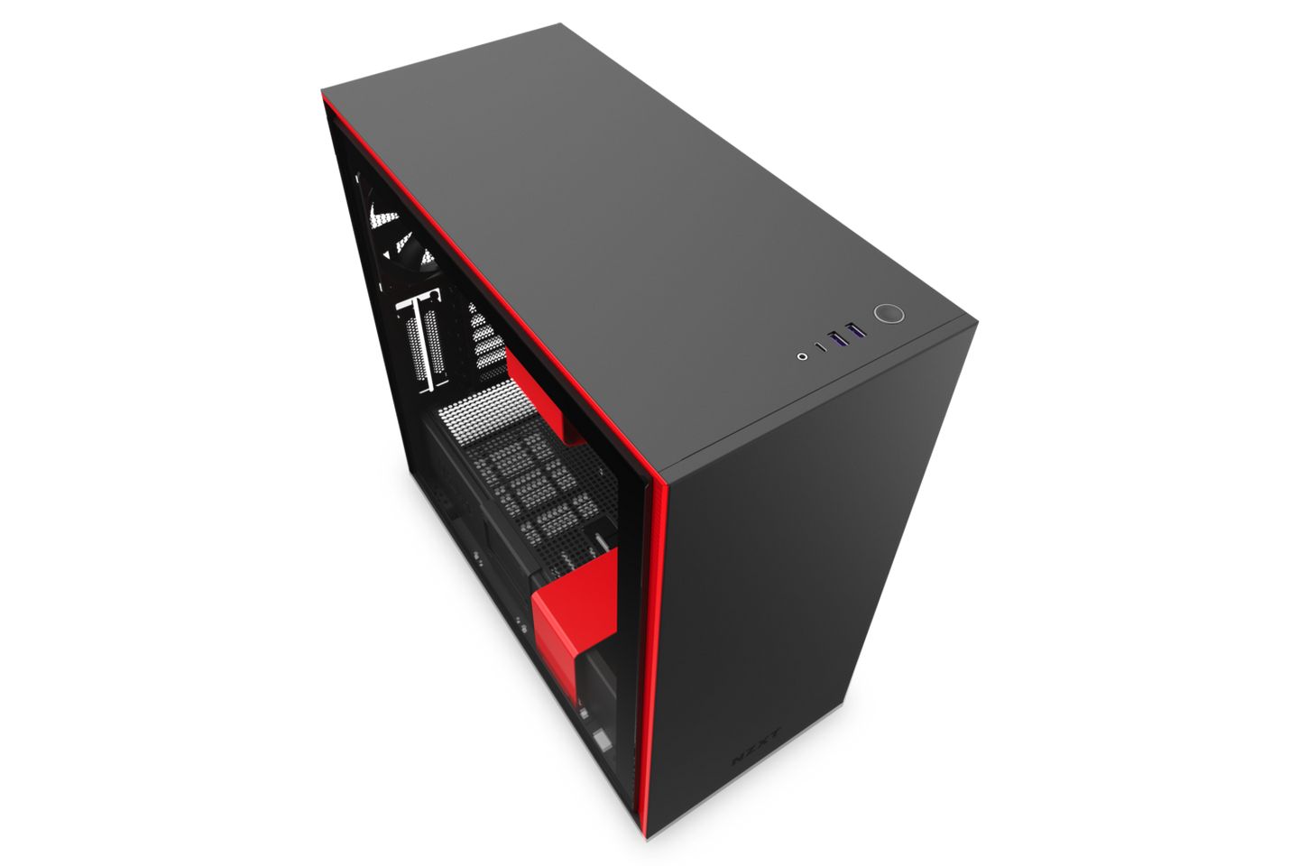 Vỏ máy tính NZXT H710 Black/Red (CA-H710B-BR) EATX