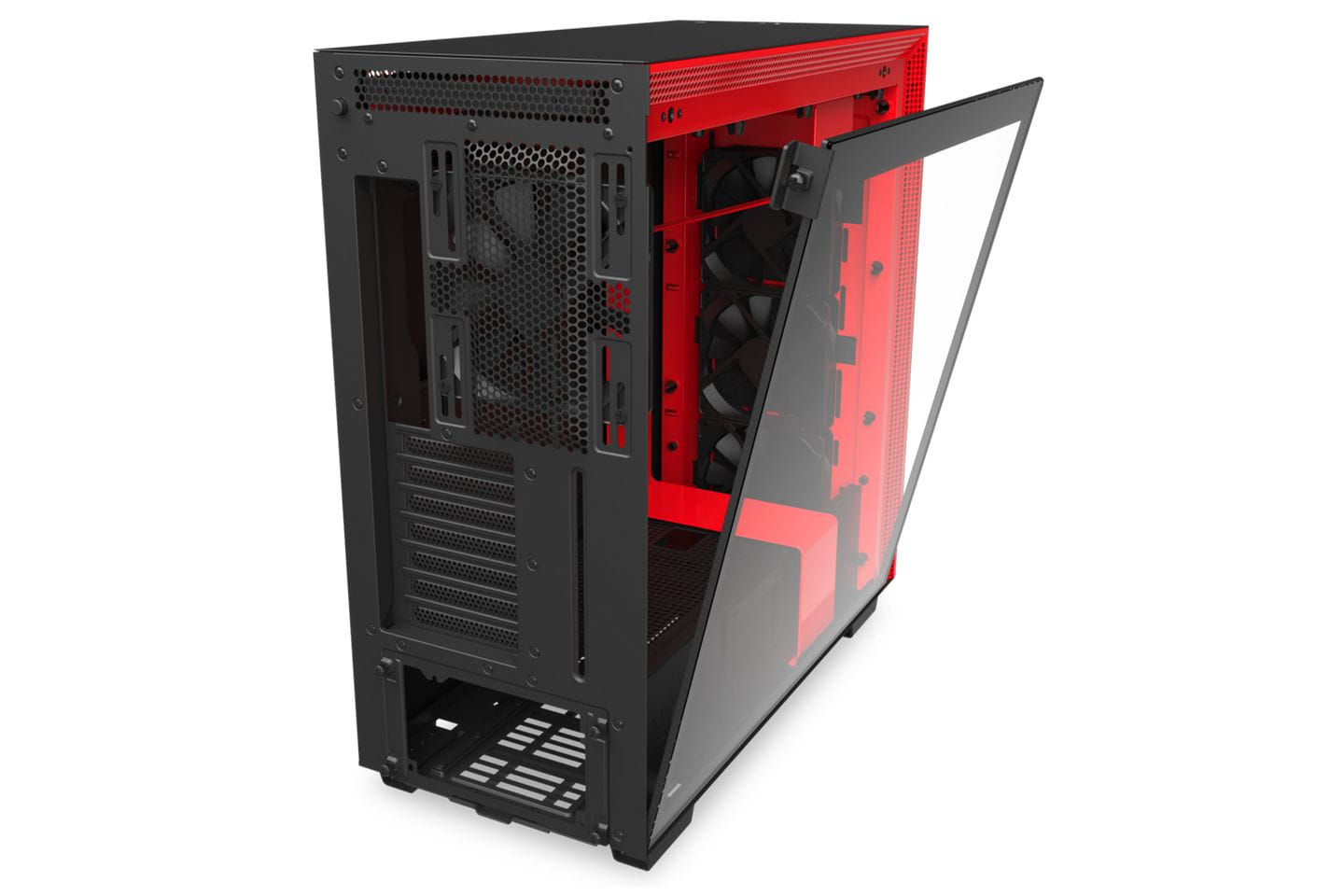 Vỏ máy tính NZXT H710 Black/Red (CA-H710B-BR) EATX