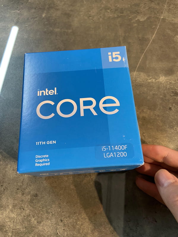 CPU Intel Core i5-11400F (2.6GHz turbo up to 4.4Ghz, 6 nhân 12 luồng, 12MB Cache, 65W) - Socket Intel LGA 1200 BOX