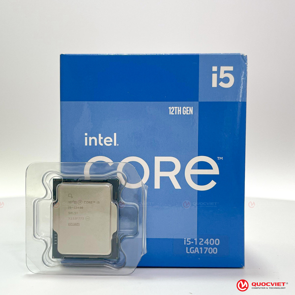 CPU Intel Core i5-12400 (Up To 4.40GHz 6 nhân 12 luồng Socket Intel LGA 1700)