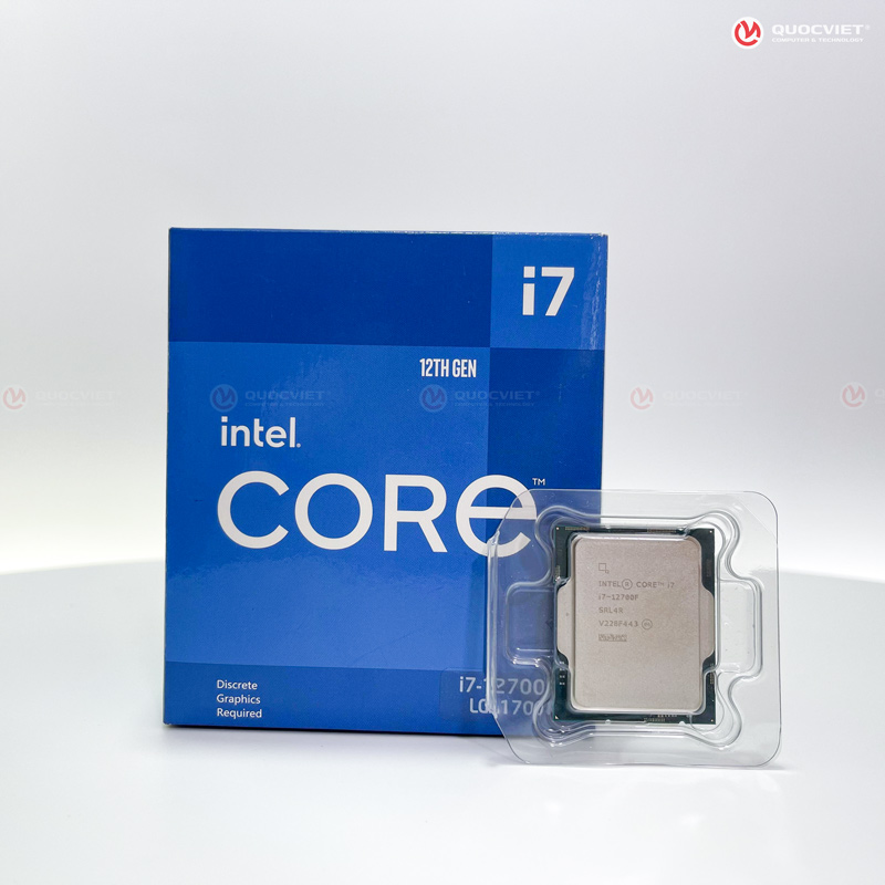 CPU Intel Core i7-12700F (Up to 4.80Ghz, 12 nhân 20 luồng, Socket 1700)