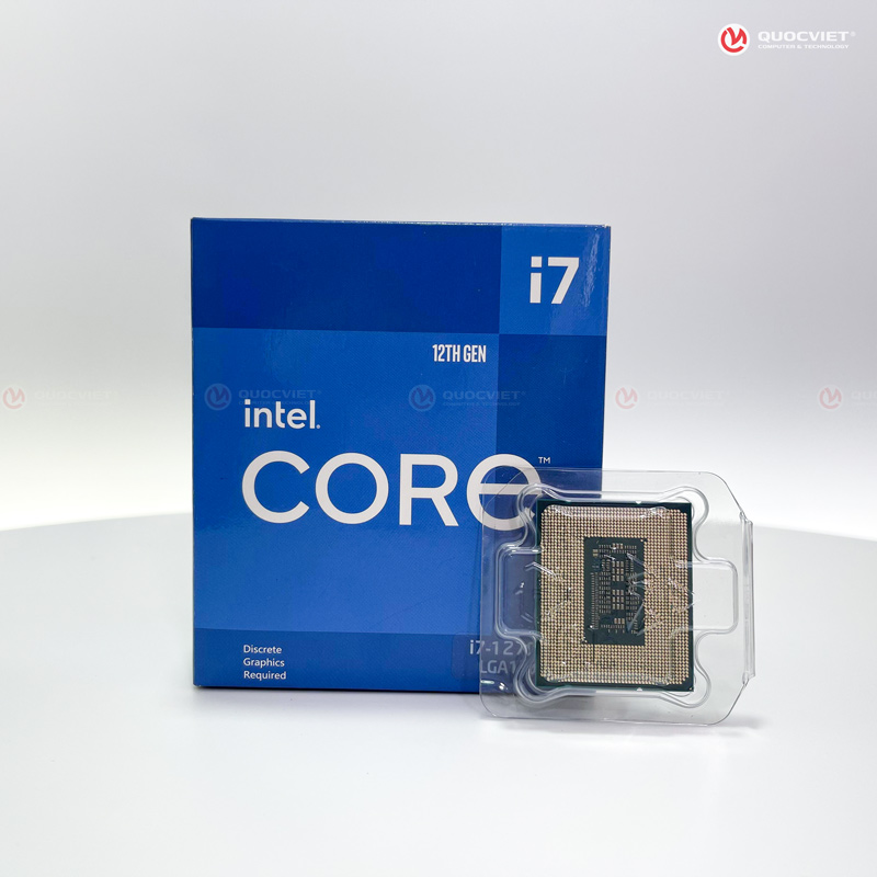 CPU Intel Core i7-12700F (Up to 4.80Ghz, 12 nhân 20 luồng, Socket 1700)