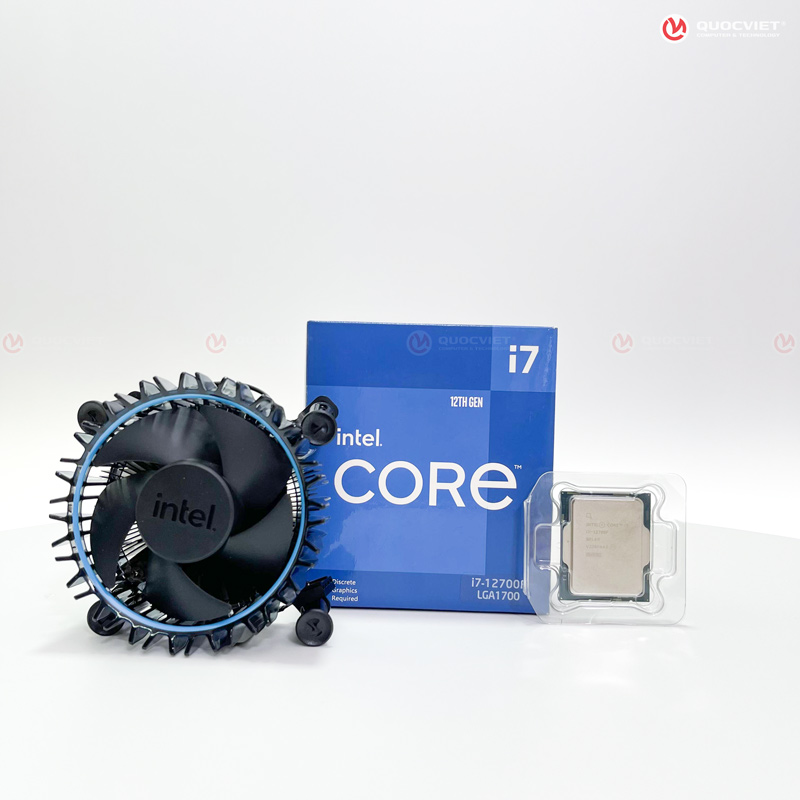 CPU Intel Core i7-12700F (Up to 4.80Ghz, 12 nhân 20 luồng, Socket 1700)