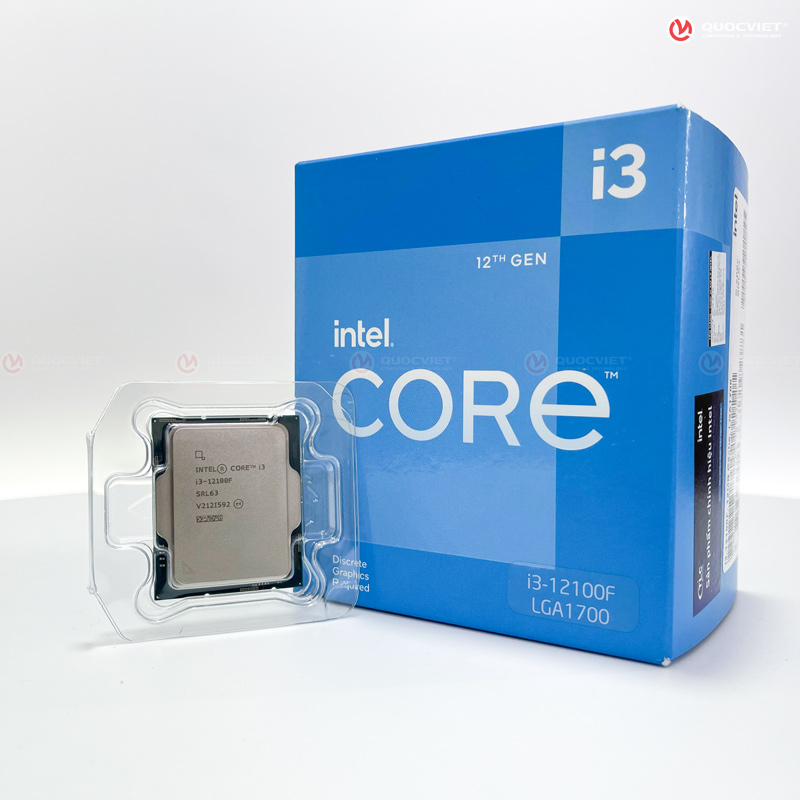 CPU Intel Core i3-12100 ( Upto 4.3Ghz, 4 Nhân 8 Luồng, Socket 1700) ( BOX NK)
