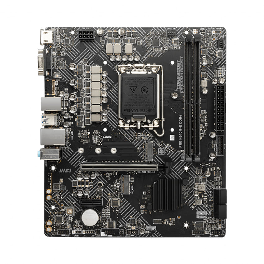 Mainboard MSI PRO H610M-B DDR4 ( Socket 1700, M-ATX, 2 khe Ram)
