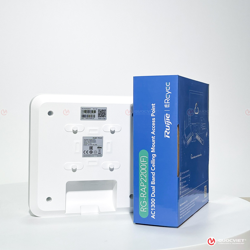 Bộ phát Wifi ốp trần  RUIJIE RG-RAP2200 (F) (chưa kèm nguồn)
