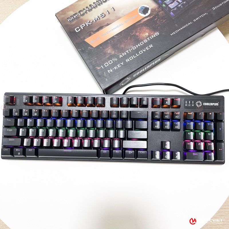 Bàn phím cơ Gaming Coolerplus CPK - M511