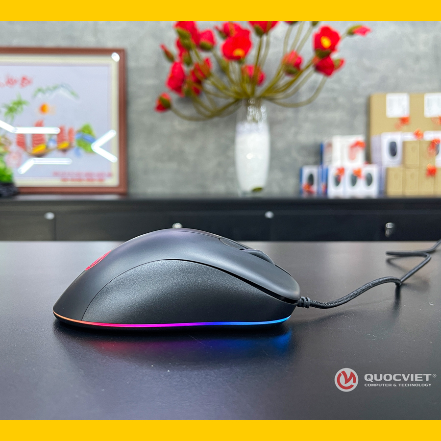 Chuột gaming E-Dra EM660 Pro FPS (USB/RGB/Đen)