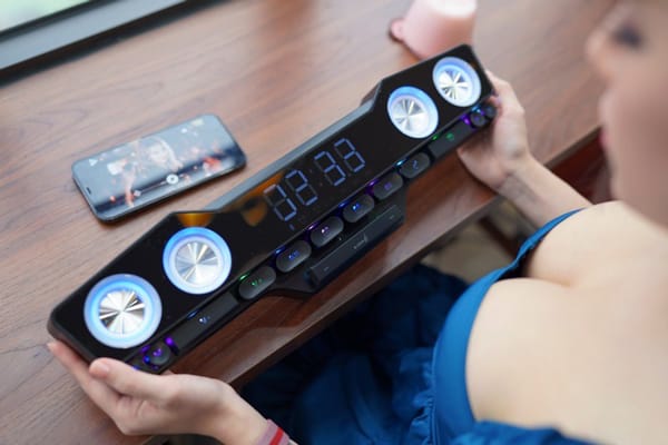 Loa Soundbar E-Dra EGS01W LED RGB (USB Bluetooth, PC, FM)