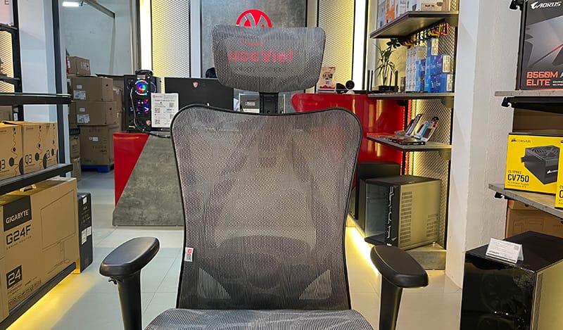 Ghế xoay Sihoo M57B-N103 Black Grey ( Kê Chân)