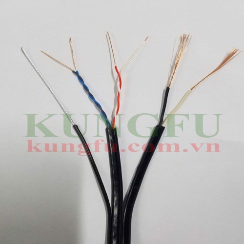 Dây mạng KUNGFU Cat3 4 lõi đồng + Gia cường 500m