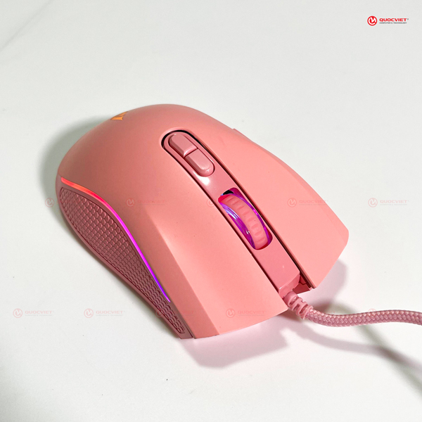 Chuột E-DRA Gaming EM624 Pink ( USB)