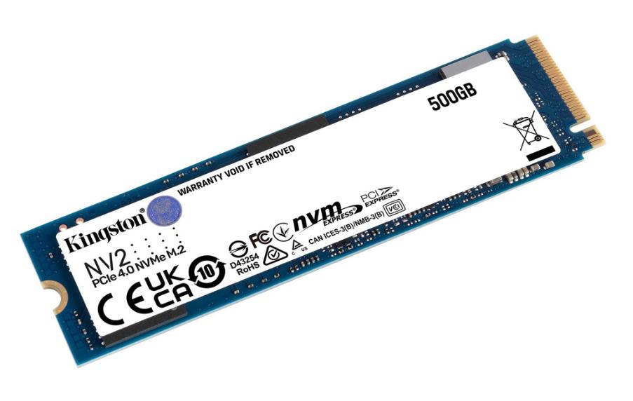SSD Kingston 500GB NV2 PCIe 4.0 x4 NVMe M.2 (SNV2S/500G)