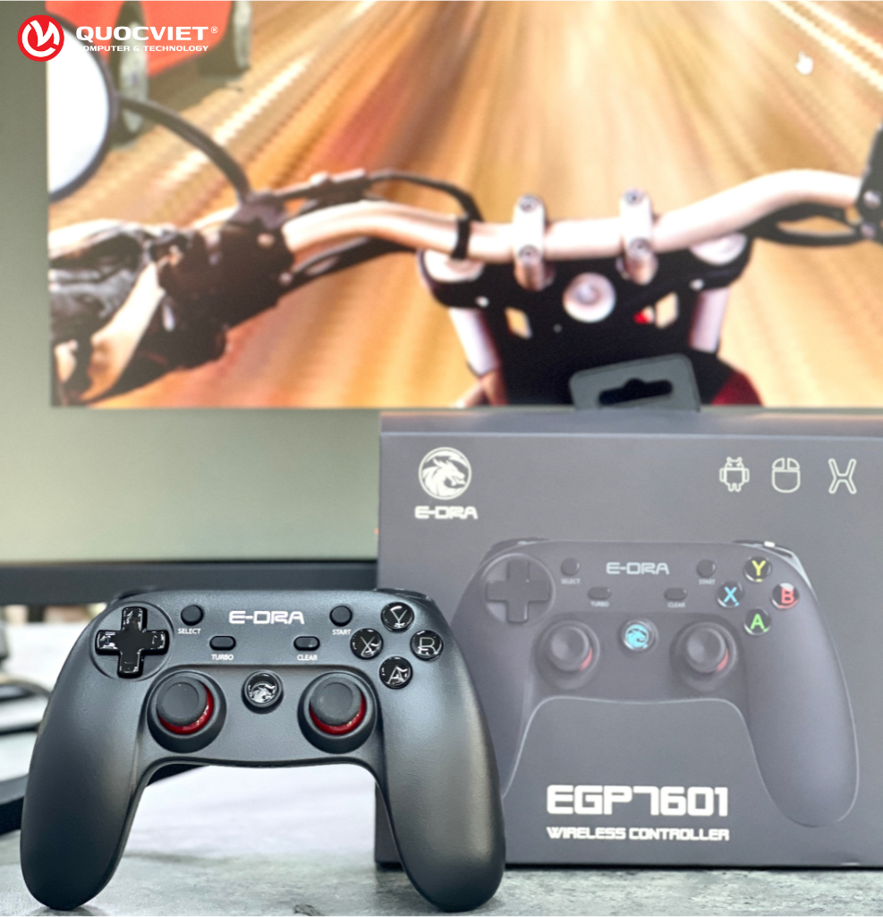 Tay cầm game Không Dây  E-Dra EGP7601 Wireless Bluetooth 