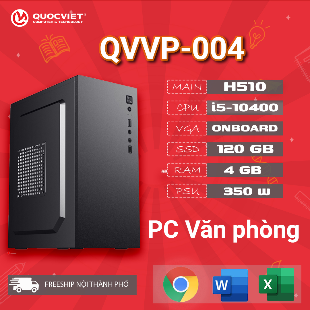 Máy Tính Bàn  văn phòng QVCVP004 2023