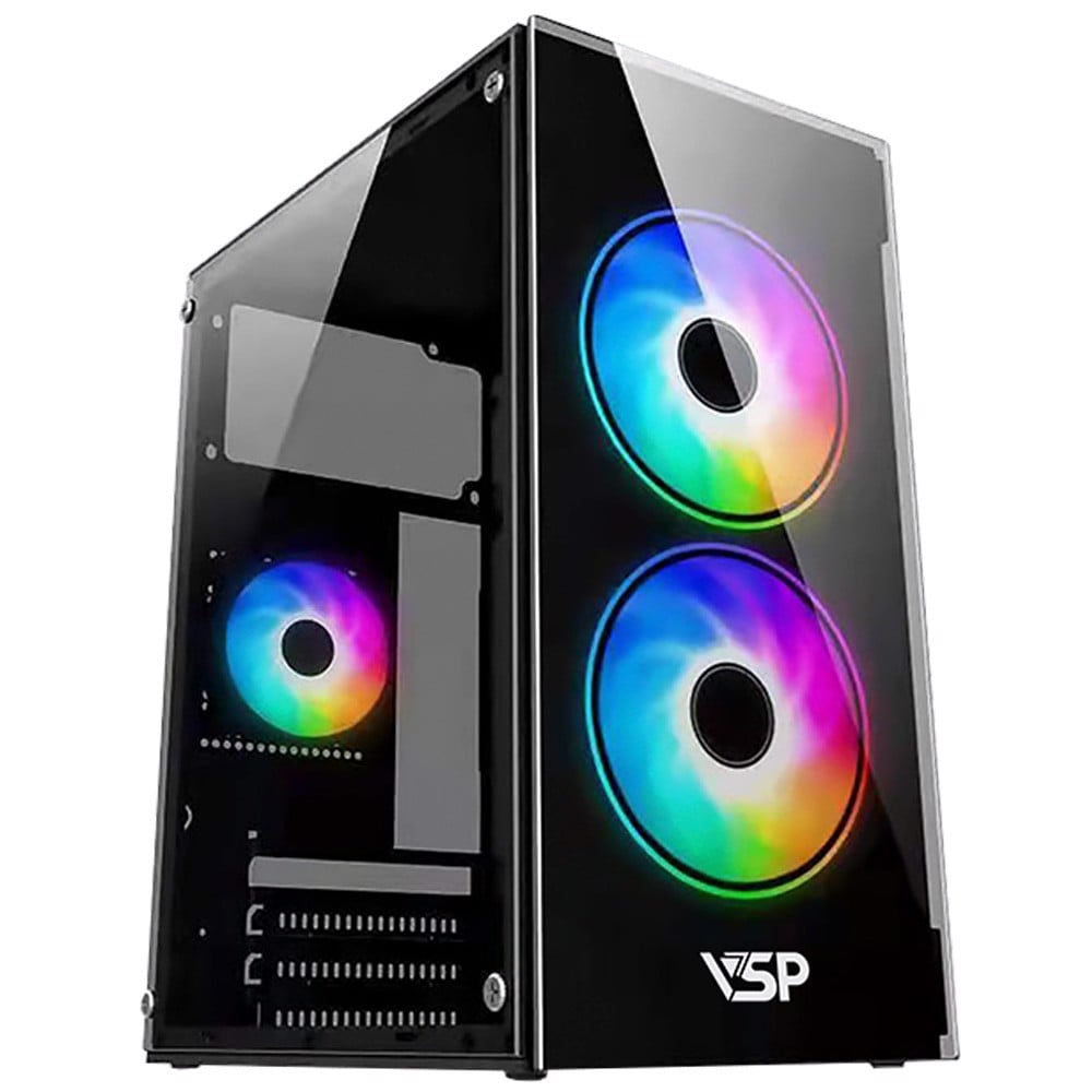 Vỏ Case VSP V212 Gaming 2 FAN ( NO FAN)