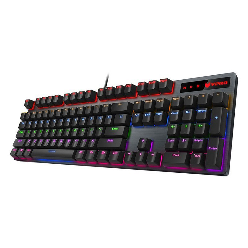 Bàn Phím Cơ Có Dây Key RAPOO V500 Pro Black Brown Switch 17725