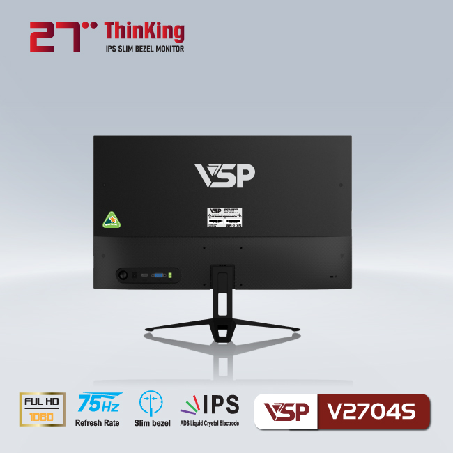 Màn hình VSP V2704S 27 inch IPS 75Hz Black