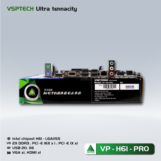 Main VSP H61 PRO Socket 1155