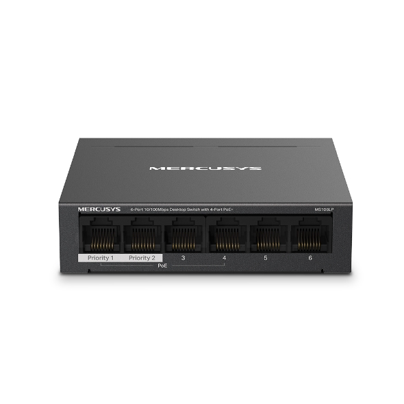 Bộ Chia Mạng Swich POE Mercusys MS106LP 6 Cổng 10/100Mbps