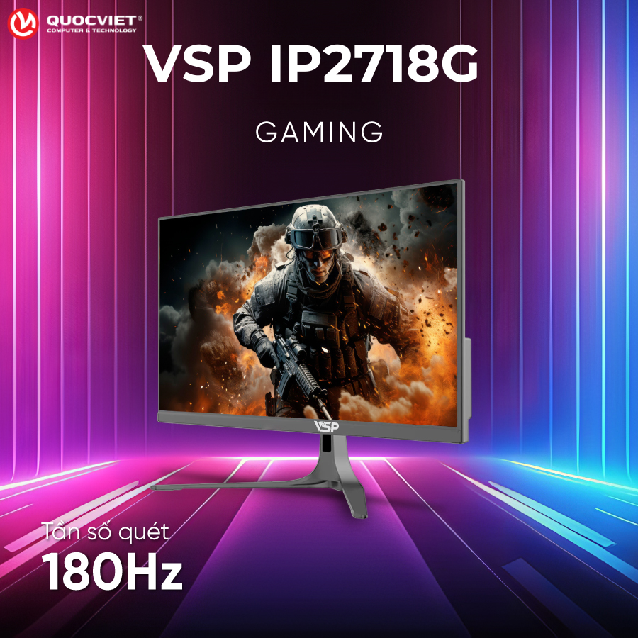 Màn hình Gaming Monitor VSP IPS IP2718G 27Inch 180Hz
