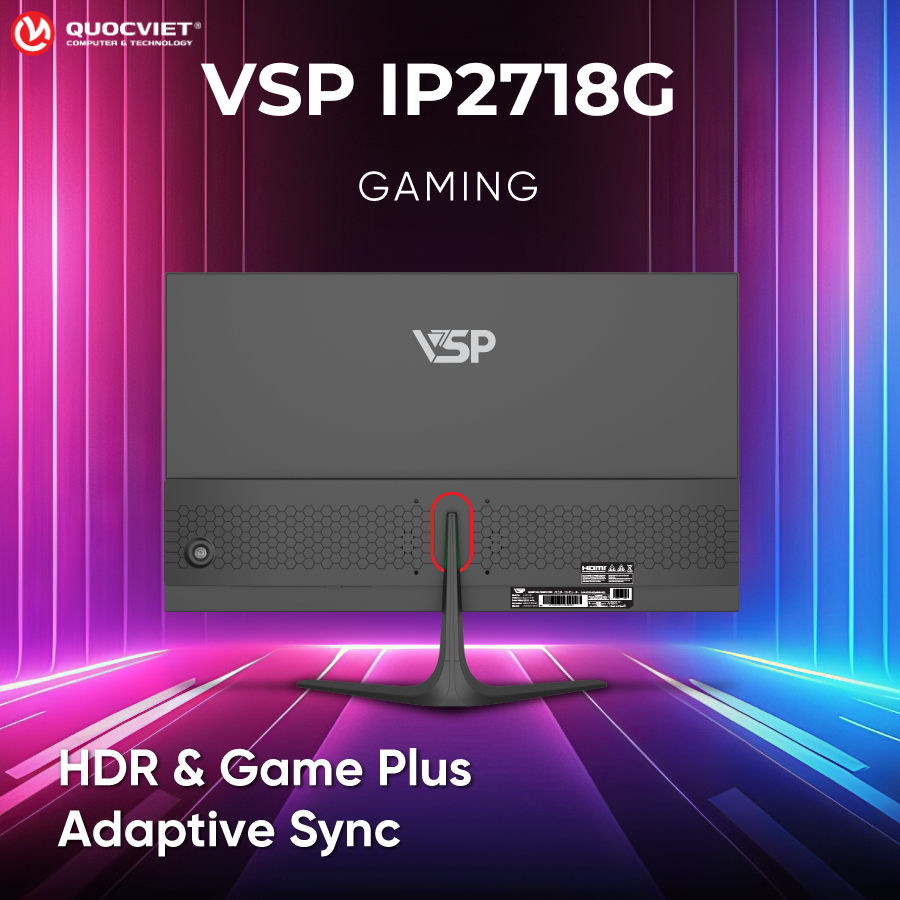 Màn hình Gaming Monitor VSP IPS IP2718G 27Inch 180Hz
